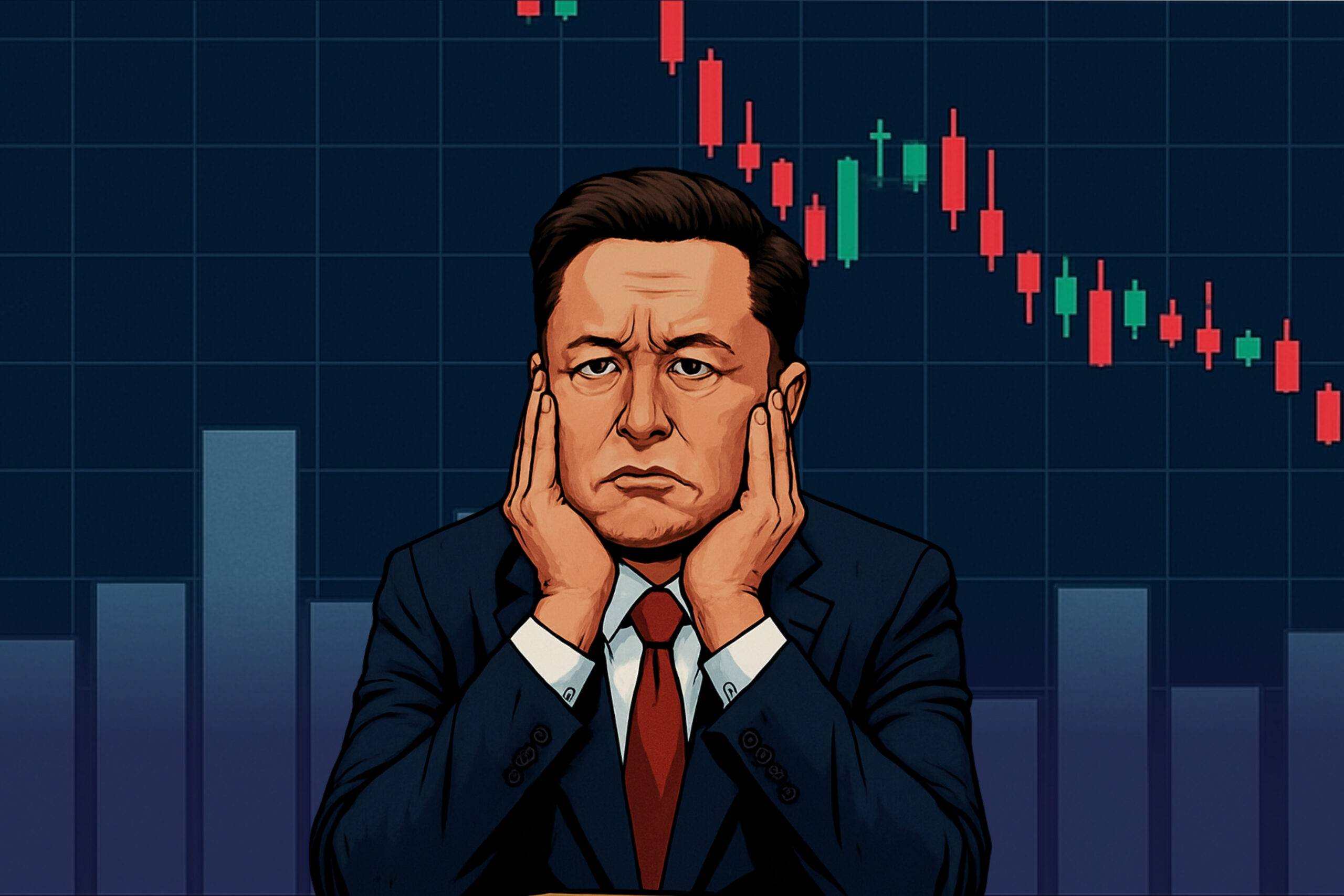 Tesla stock loses 80 billion as elon musk announces "Americal party".